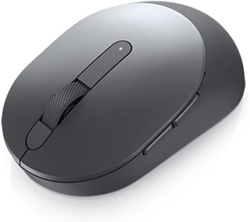 Dell MS5120W Mobile Pro 1600DPI Lightweight Ambidextrous Wireless Mouse with Dual Connectivity and 2 Programmable Buttons (Titan Grey)